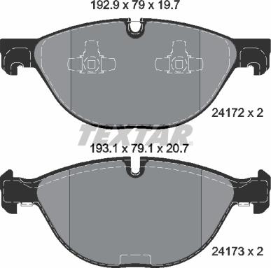 Textar 2417201 - Jarrupala, levyjarru inparts.fi