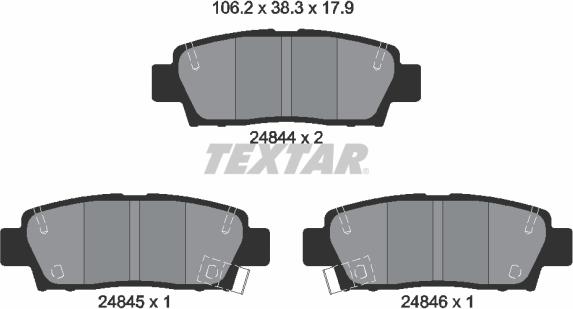 Textar 2484401 - Jarrupala, levyjarru inparts.fi