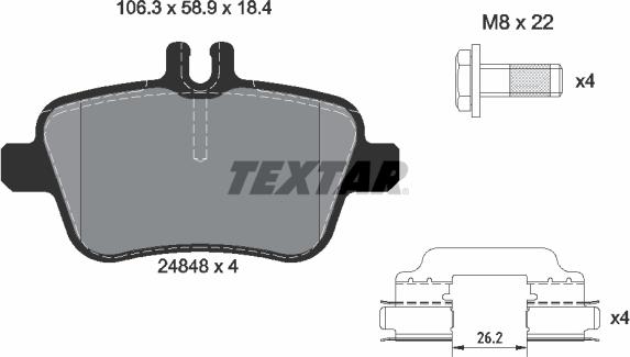 Textar 2484805 - Jarrupala, levyjarru inparts.fi