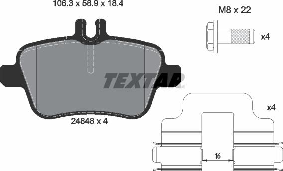 Textar 2484803 - Jarrupala, levyjarru inparts.fi