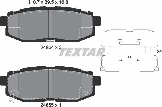 Textar 2485401 - Jarrupala, levyjarru inparts.fi