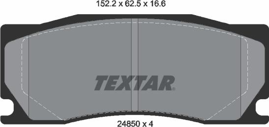 Textar 2485001 - Jarrupala, levyjarru inparts.fi