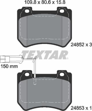 Textar 2485201 - Jarrupala, levyjarru inparts.fi