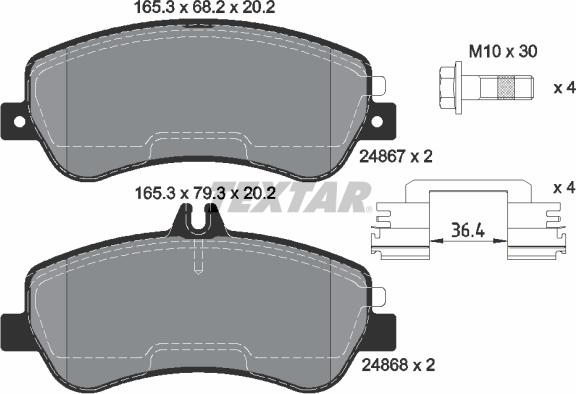 Textar 2486701 - Jarrupala, levyjarru inparts.fi