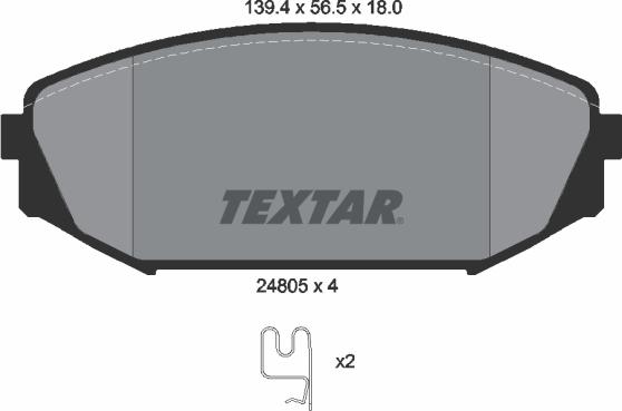 Textar 2480501 - Jarrupala, levyjarru inparts.fi