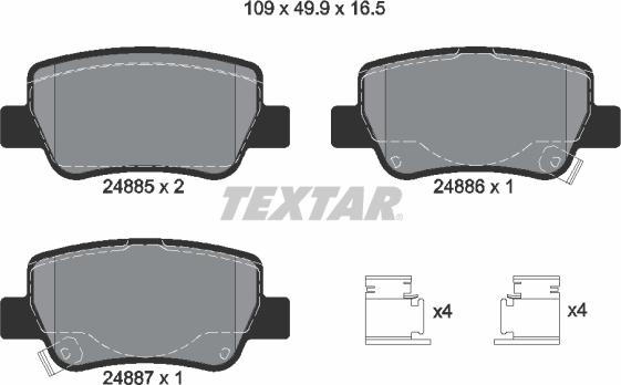 Textar 2488501 - Jarrupala, levyjarru inparts.fi