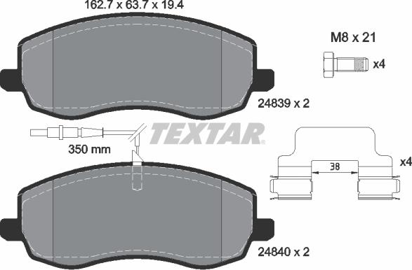 Textar 2483901 - Jarrupala, levyjarru inparts.fi