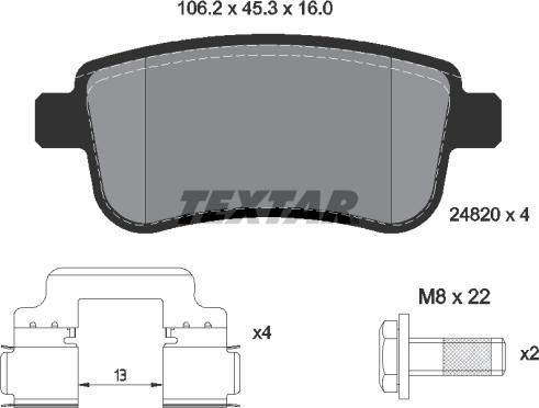 Textar 2482001 - Jarrupala, levyjarru inparts.fi