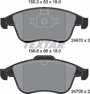 Textar 2487001 - Jarrupala, levyjarru inparts.fi