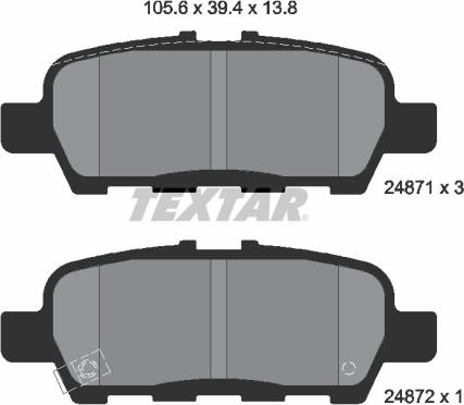 Textar 2487101 - Jarrupala, levyjarru inparts.fi