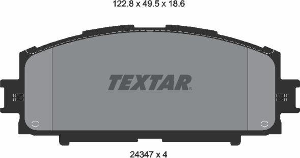 Textar 2434701 - Jarrupala, levyjarru inparts.fi