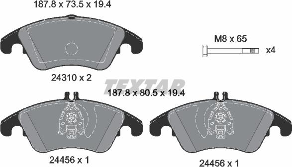 Textar 2431081 - Jarrupala, levyjarru inparts.fi