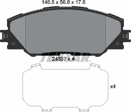 Textar 2433701 - Jarrupala, levyjarru inparts.fi