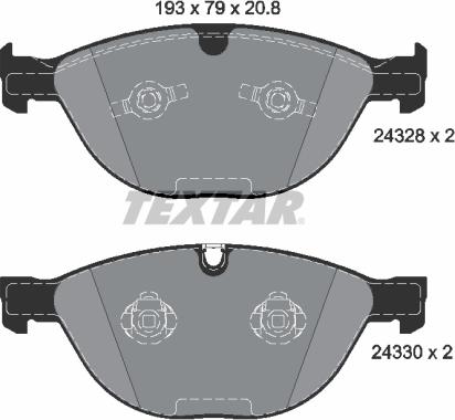 Textar 2432801 - Jarrupala, levyjarru inparts.fi