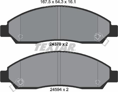 Textar 2437001 - Jarrupala, levyjarru inparts.fi