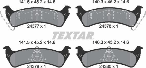 Textar 2437701 - Jarrupala, levyjarru inparts.fi