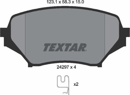 Textar 2429701 - Jarrupala, levyjarru inparts.fi