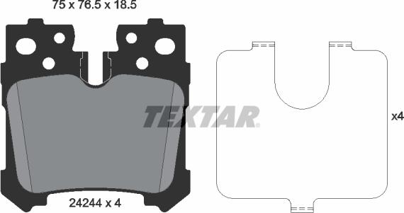 Textar 2424401 - Jarrupala, levyjarru inparts.fi