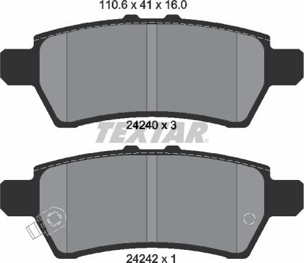 Textar 2424001 - Jarrupala, levyjarru inparts.fi