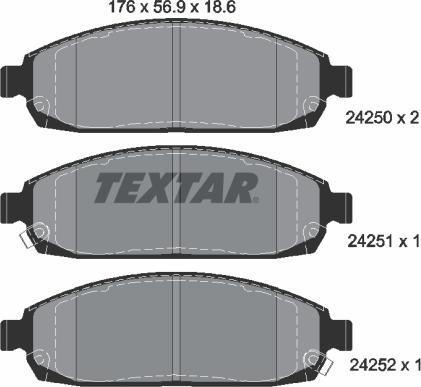 Textar 2425001 - Jarrupala, levyjarru inparts.fi