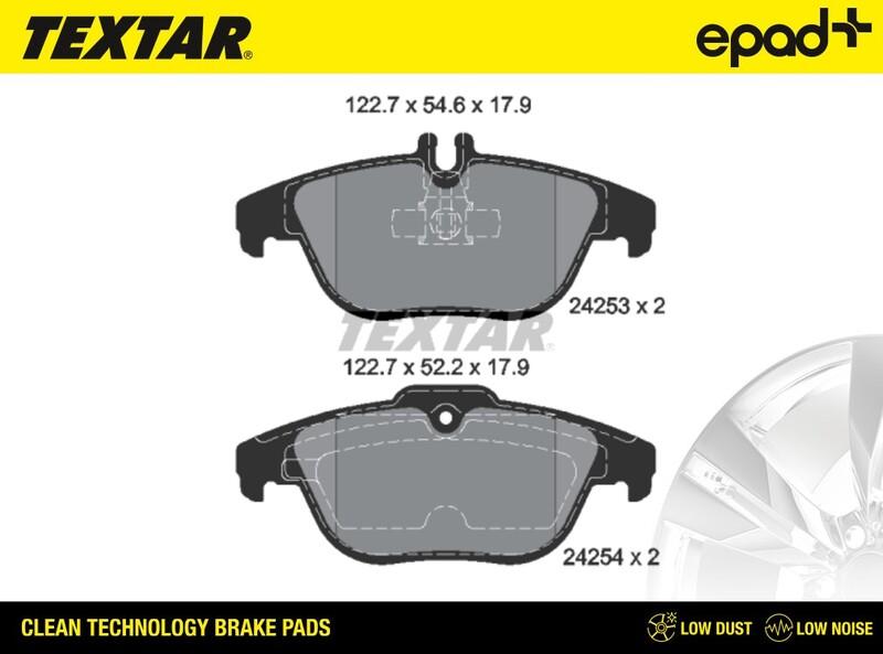 Textar 2425301CP - Jarrupala, levyjarru inparts.fi