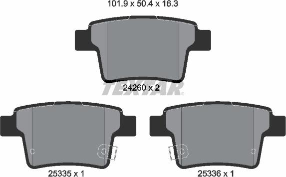 Textar 2426004 - Jarrupala, levyjarru inparts.fi