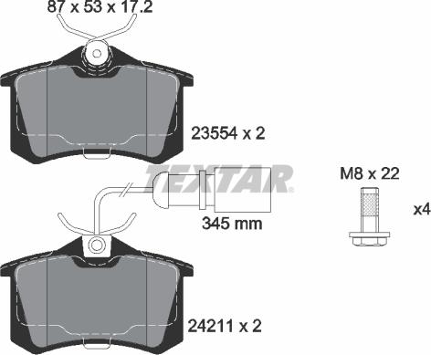 Textar 2421101 - Jarrupala, levyjarru inparts.fi