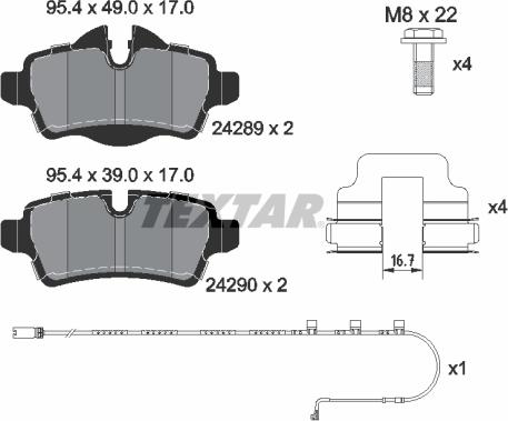 Textar 2428904 - Jarrupala, levyjarru inparts.fi