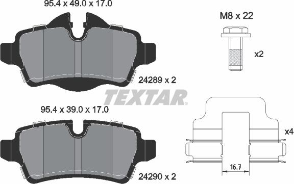 Textar 2428901 - Jarrupala, levyjarru inparts.fi