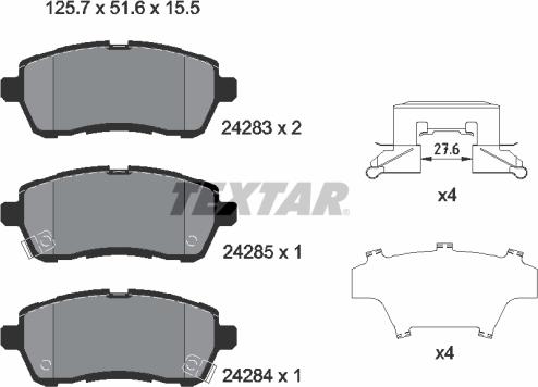 Textar 2428303 - Jarrupala, levyjarru inparts.fi