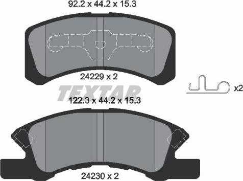 Textar 2422901 - Jarrupala, levyjarru inparts.fi