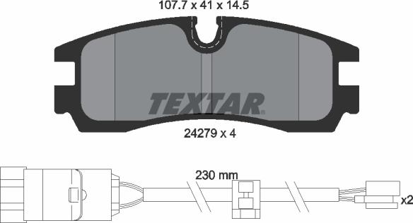 Textar 2427901 - Jarrupala, levyjarru inparts.fi