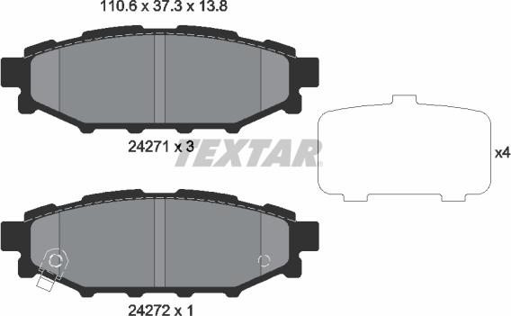 Textar 2427101 - Jarrupala, levyjarru inparts.fi