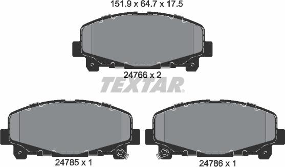 Textar 2476601 - Jarrupala, levyjarru inparts.fi