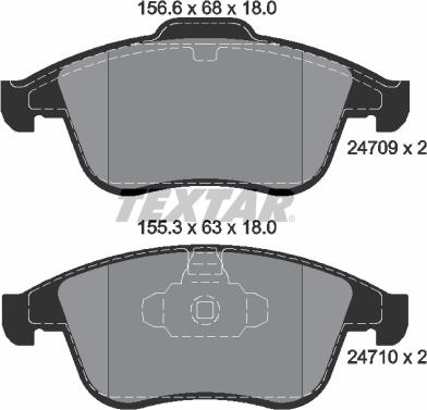 Textar 2470901 - Jarrupala, levyjarru inparts.fi