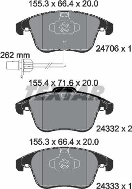 Textar 2470601 - Jarrupala, levyjarru inparts.fi