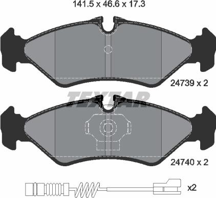 Textar 2473901 - Jarrupala, levyjarru inparts.fi