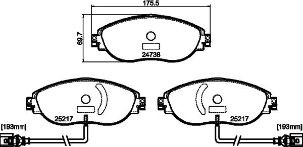 Textar 2473808 - Jarrupala, levyjarru inparts.fi