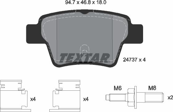 Textar 2473701 - Jarrupala, levyjarru inparts.fi