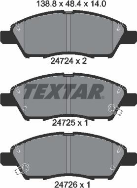 Textar 2472401 - Jarrupala, levyjarru inparts.fi