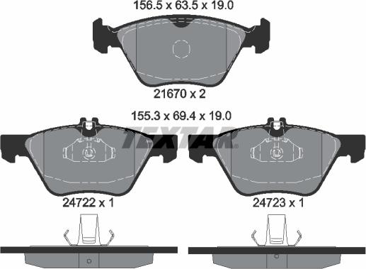 Textar 2472201 - Jarrupala, levyjarru inparts.fi