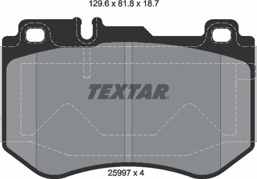 Textar 2599701 - Jarrupala, levyjarru inparts.fi