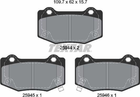 Textar 2594401 - Jarrupala, levyjarru inparts.fi