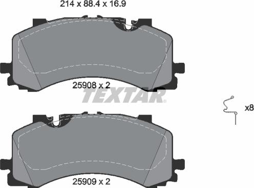 Textar 2590801 - Jarrupala, levyjarru inparts.fi