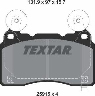 Textar 2591501 - Jarrupala, levyjarru inparts.fi