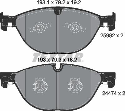 Textar 2598201 - Jarrupala, levyjarru inparts.fi