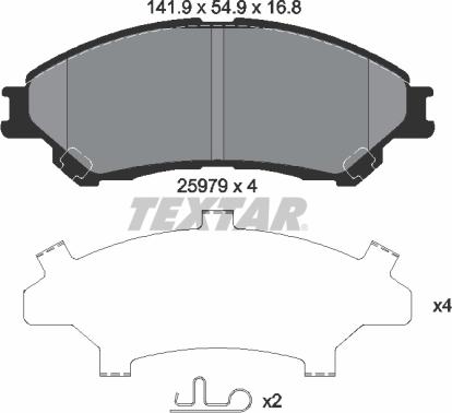 Textar 2597901 - Jarrupala, levyjarru inparts.fi