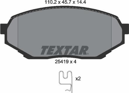 Textar 2541901 - Jarrupala, levyjarru inparts.fi