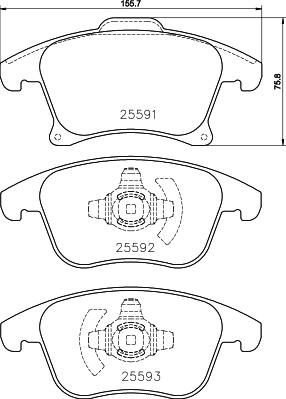 Textar 2559101 - Jarrupala, levyjarru inparts.fi