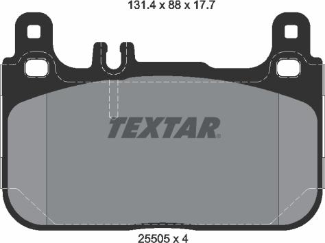 Textar 2550501 - Jarrupala, levyjarru inparts.fi